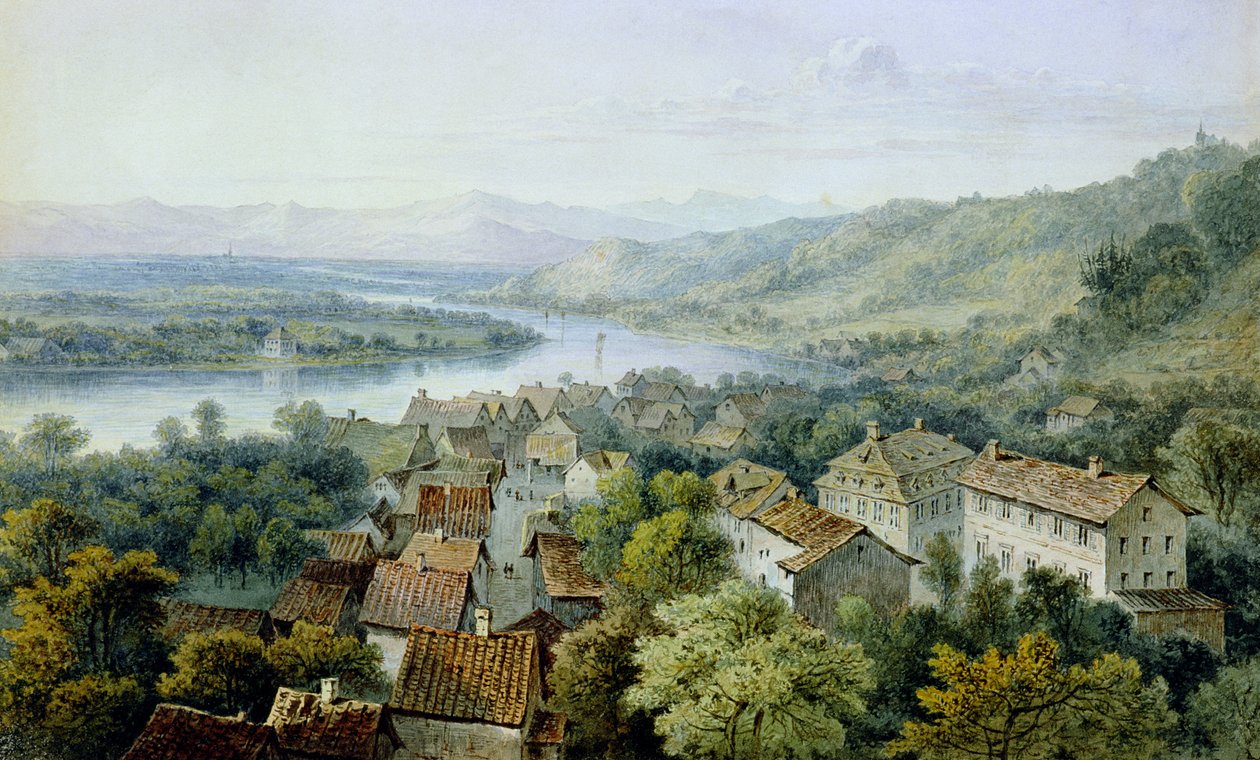 Uma vista de Karlsruhe de Thomas Sidney Cooper