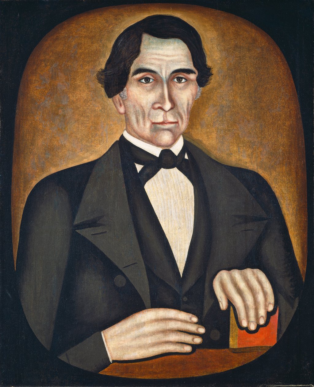 Retrato de um Homem, c.1845 (óleo sobre tela) de Thomas Skynner