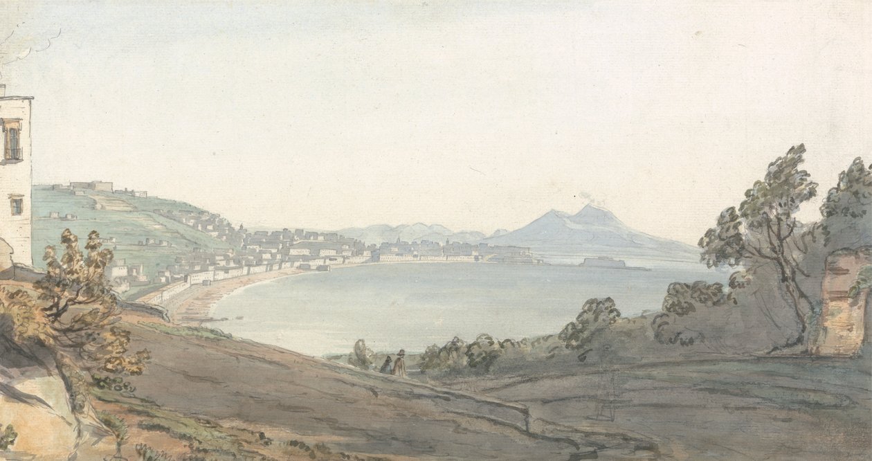 Chiaja de Nápoles de Posillipo de Thomas Smith of Derby