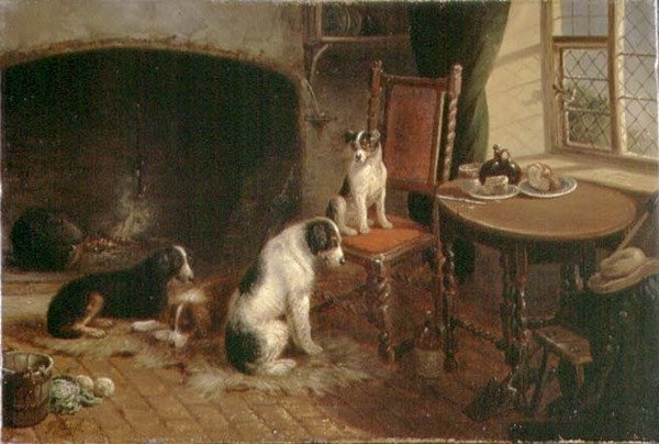 Interior com Cães de Thomas Smythe