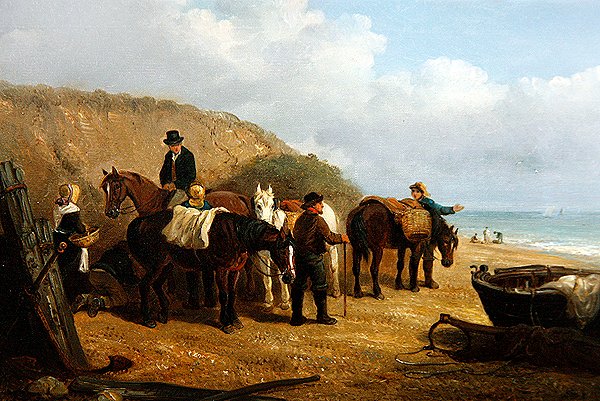 À espera da Captura (óleo sobre tela) de Thomas Smythe