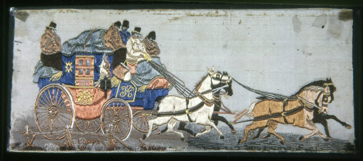 "O autocarro do correio real de Londres e York" de Thomas Stevens