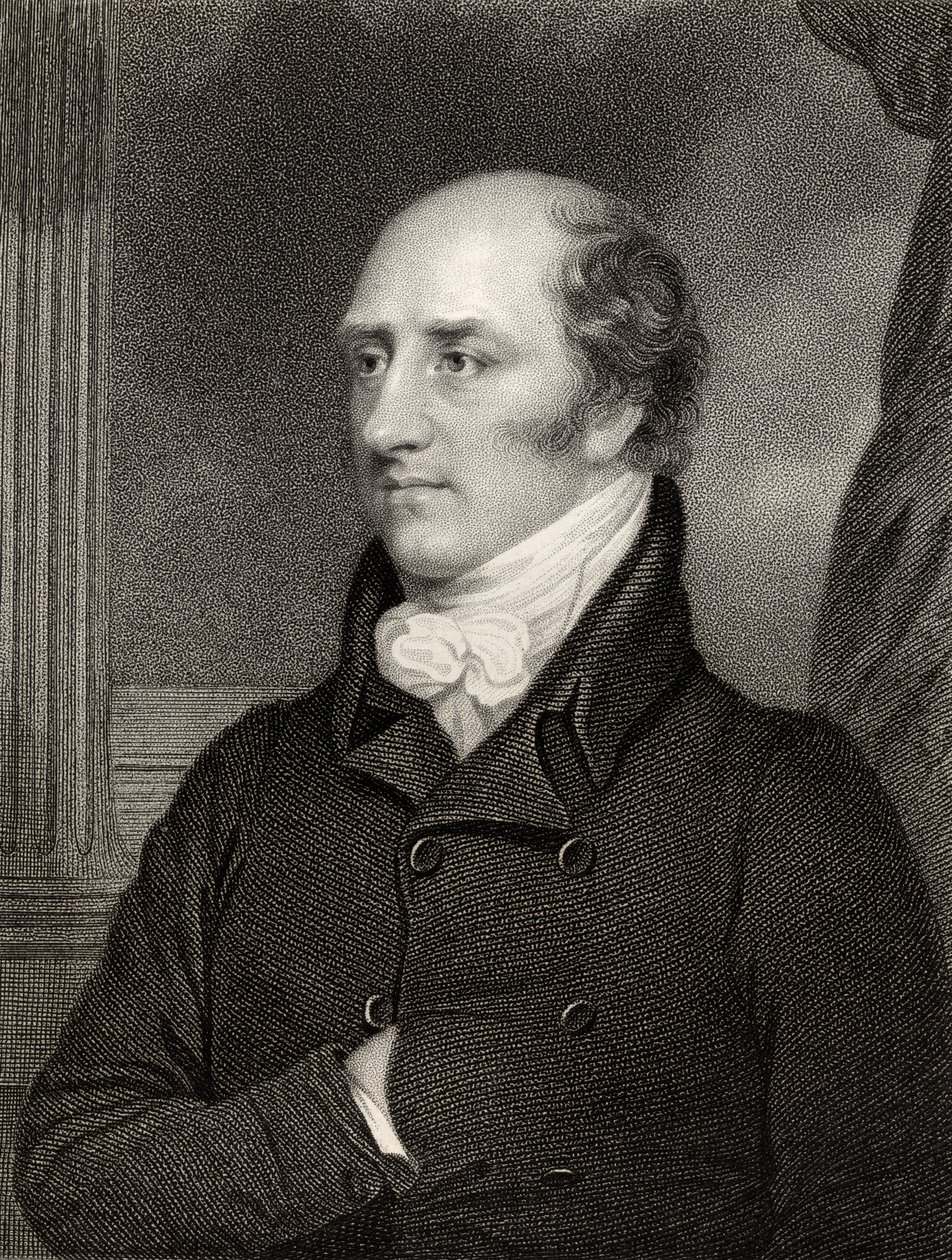 George Canning, primeiro-ministro, gravado por W. Holl, da National Portrait Gallery, volume II, publicado em 1835 de Thomas Stewardson