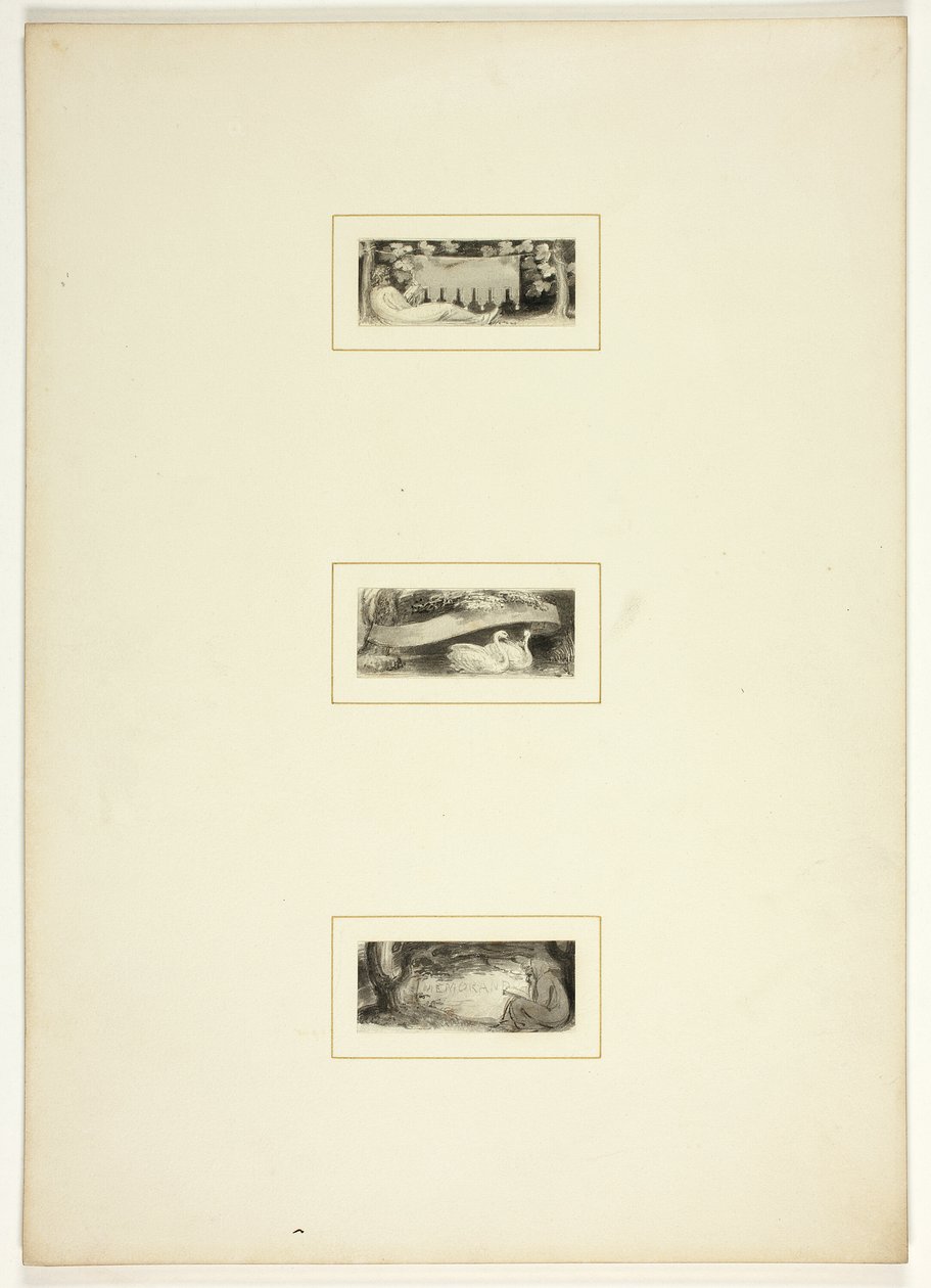 Estudo para um prato de Telêmaco de Thomas Stothard