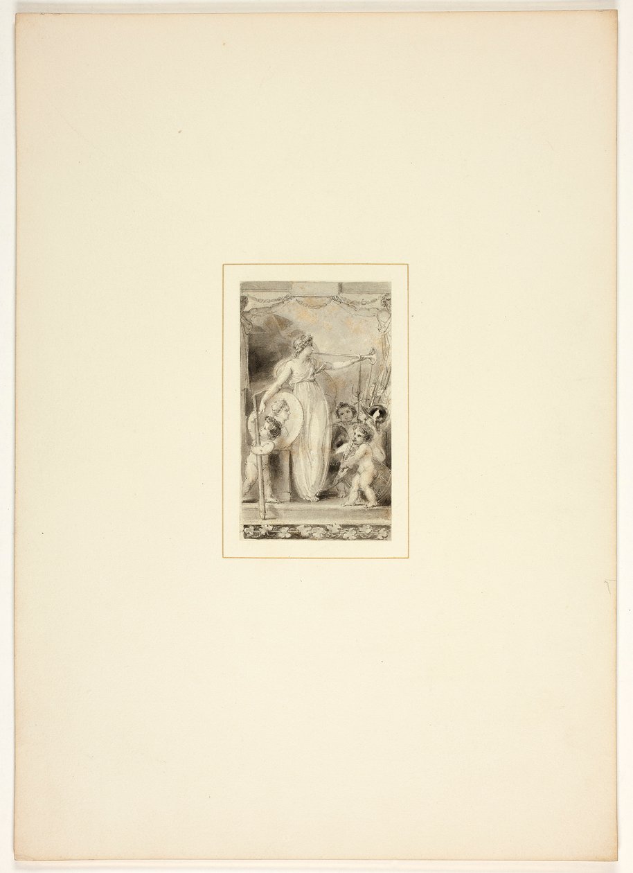 Estudo para uma prancha de A tarefa de Thomas Stothard