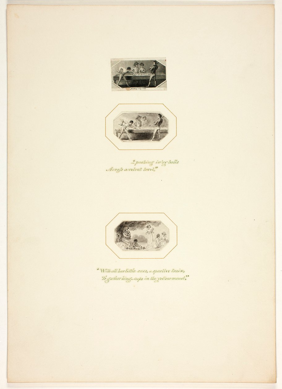 Estudo para uma prancha de A tarefa de Thomas Stothard
