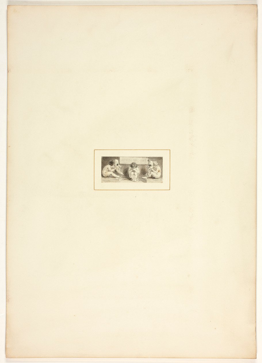 Estudo para uma prancha de A tarefa de Thomas Stothard