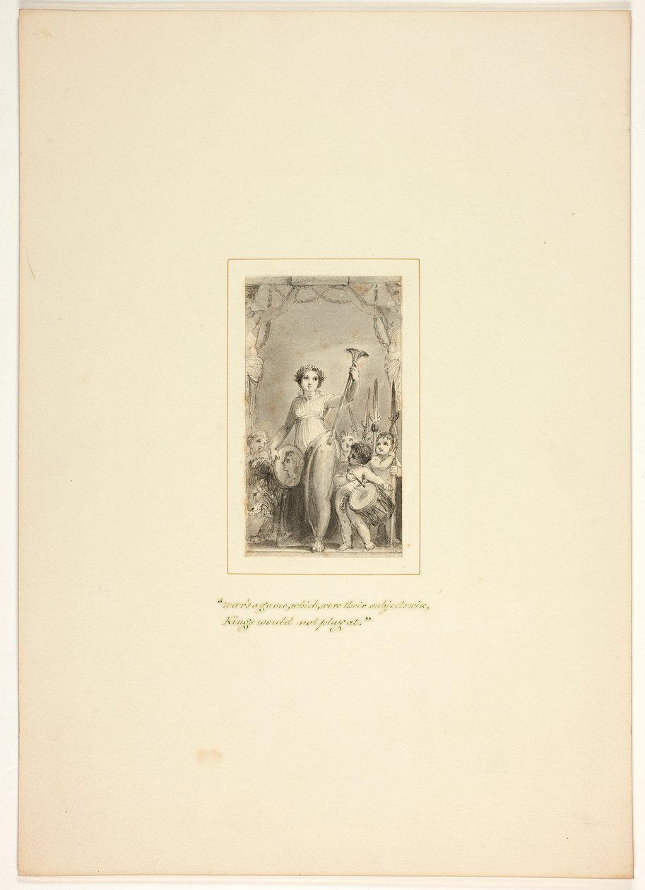 Estudo para uma prancha de A tarefa de Thomas Stothard