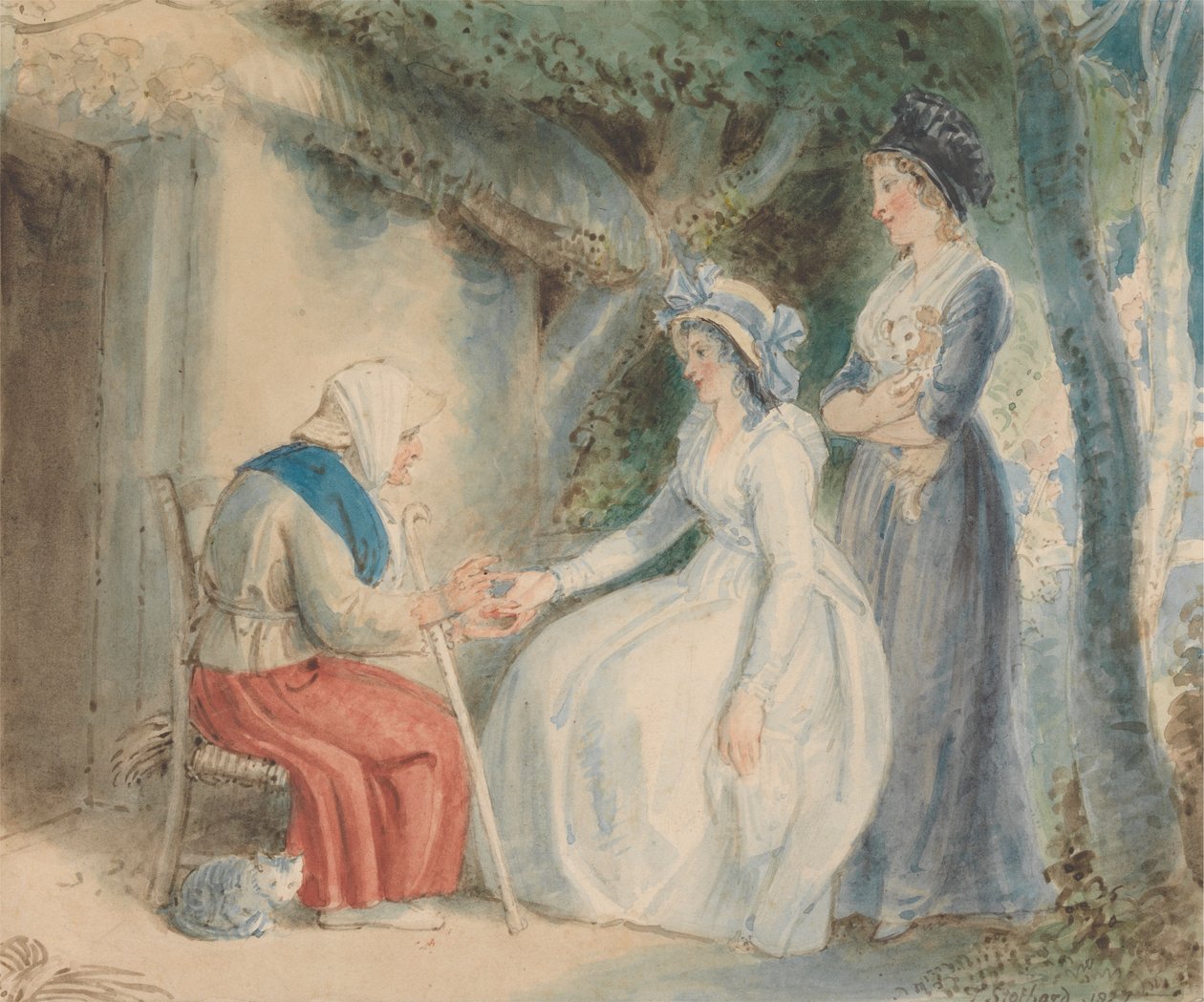 O Fortune Teller de Thomas Stothard