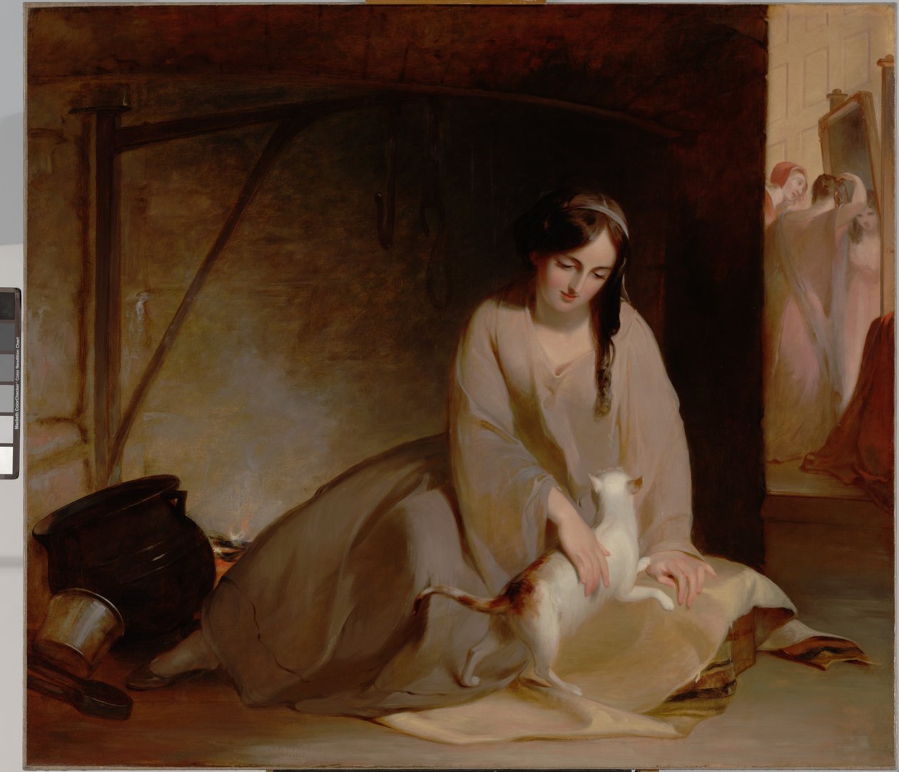 Cinderela no fogo da cozinha de Thomas Sully