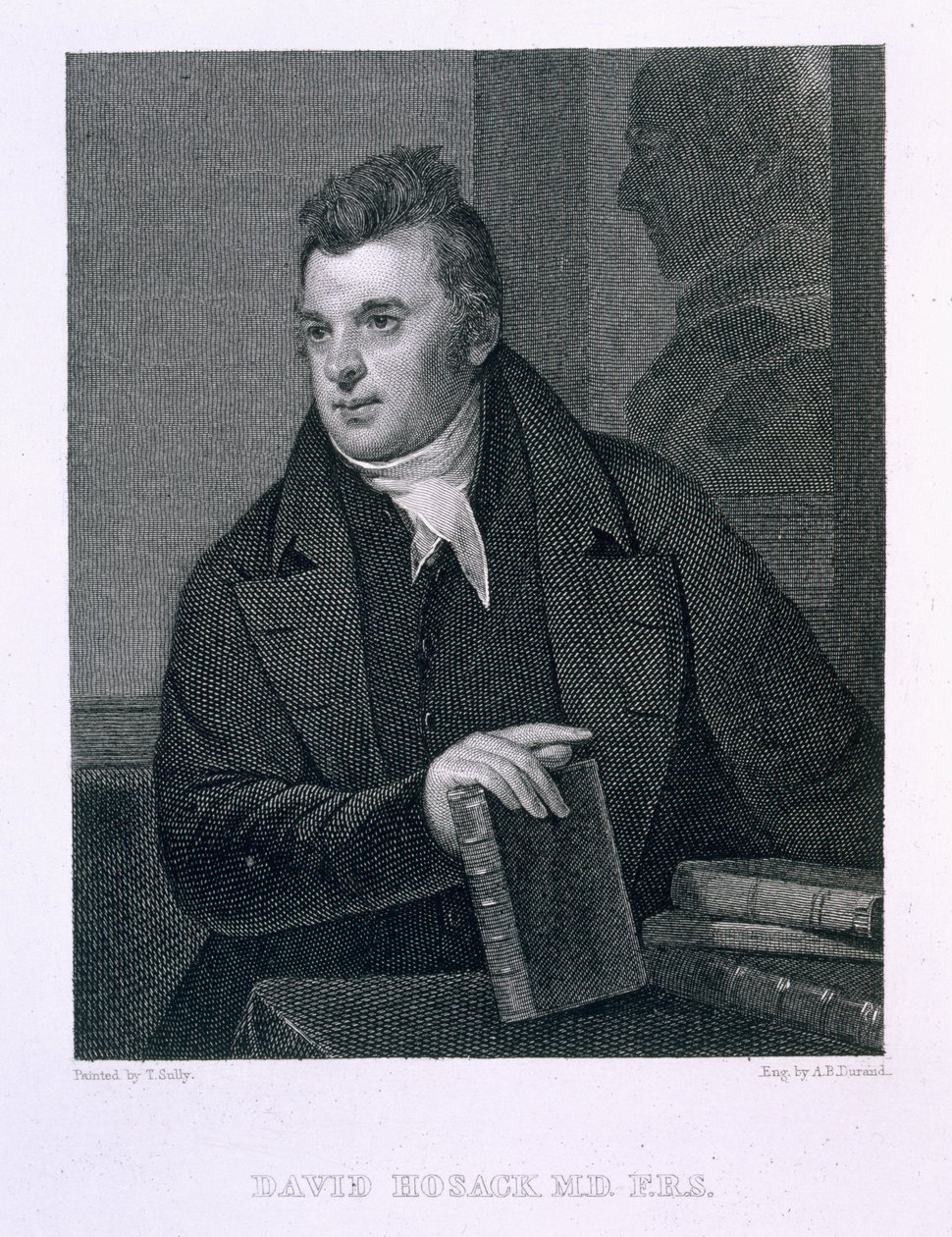 David Hosack, gravado por Asher Brown Durand (1796-1886) de Thomas Sully