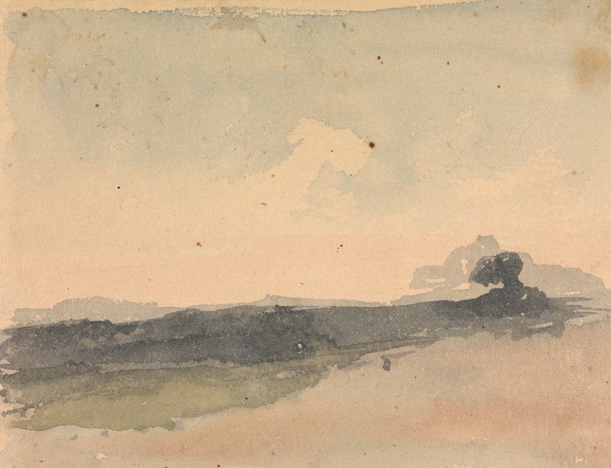 Paisagem Hilly Landscape de Thomas Sully