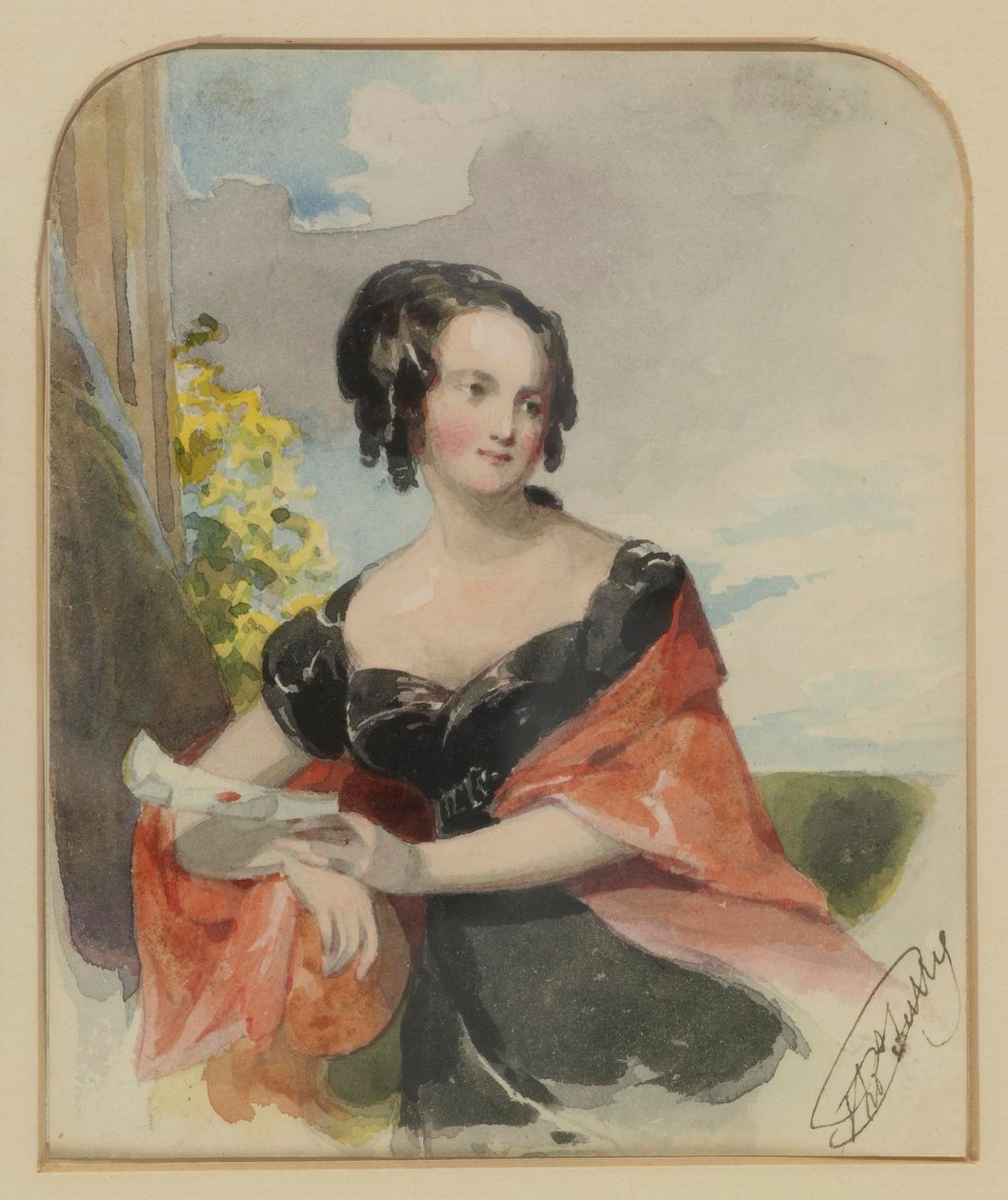 Retrato de uma dama de Thomas Sully