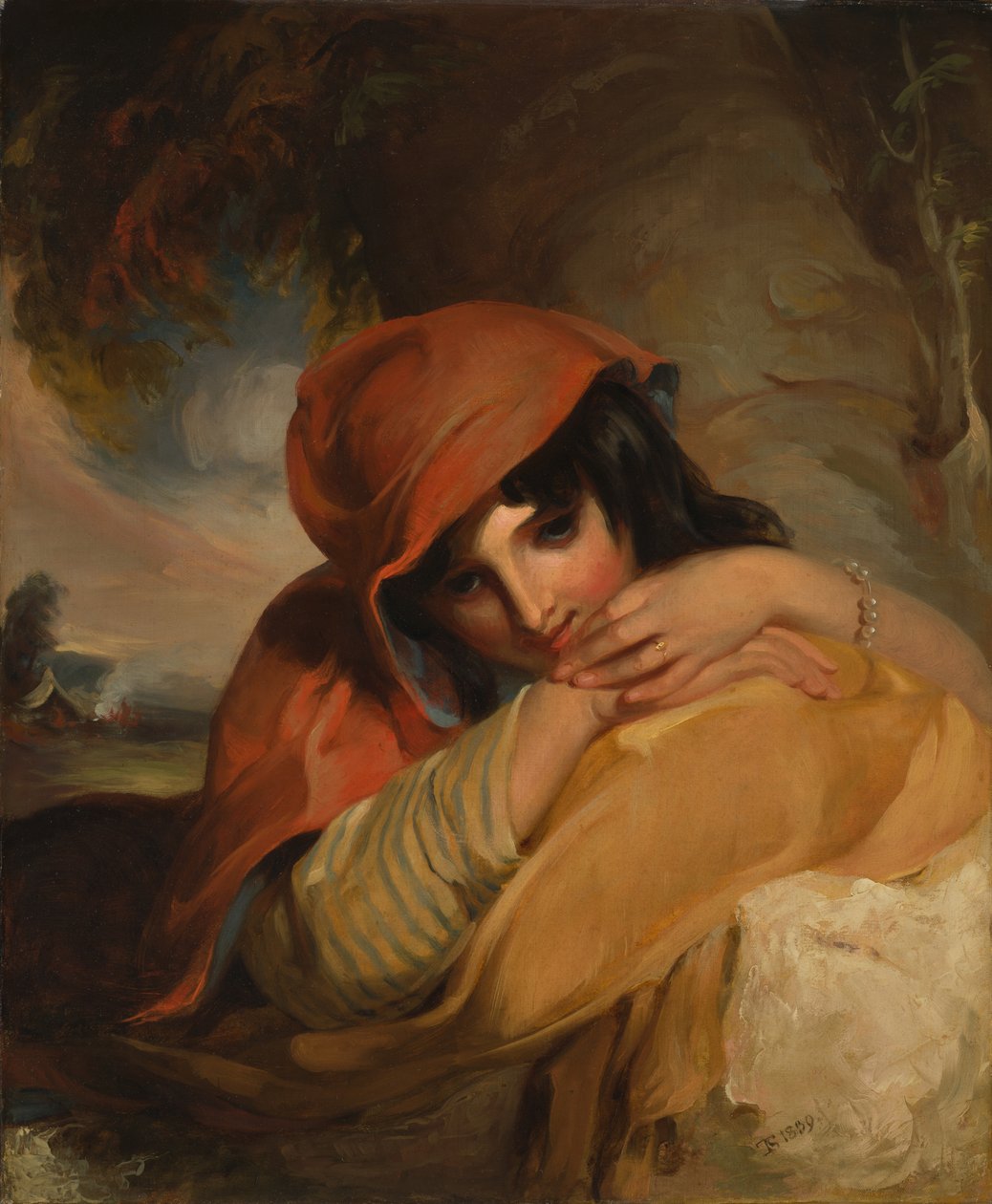 A rapariga cigana de Thomas Sully