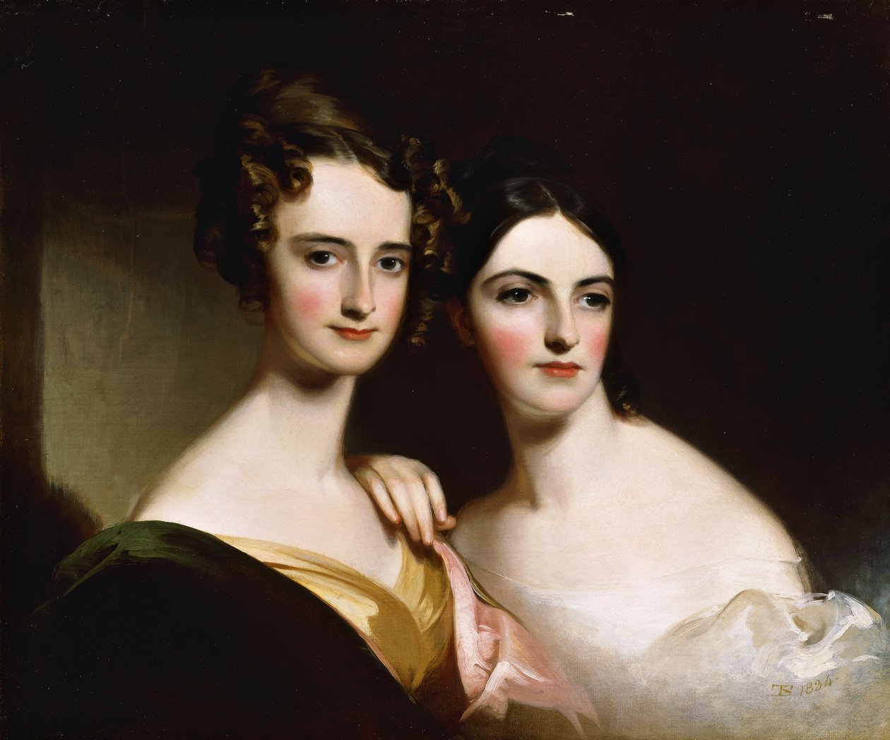 As Irmãs Mc Ilvaine, 1834 de Thomas Sully