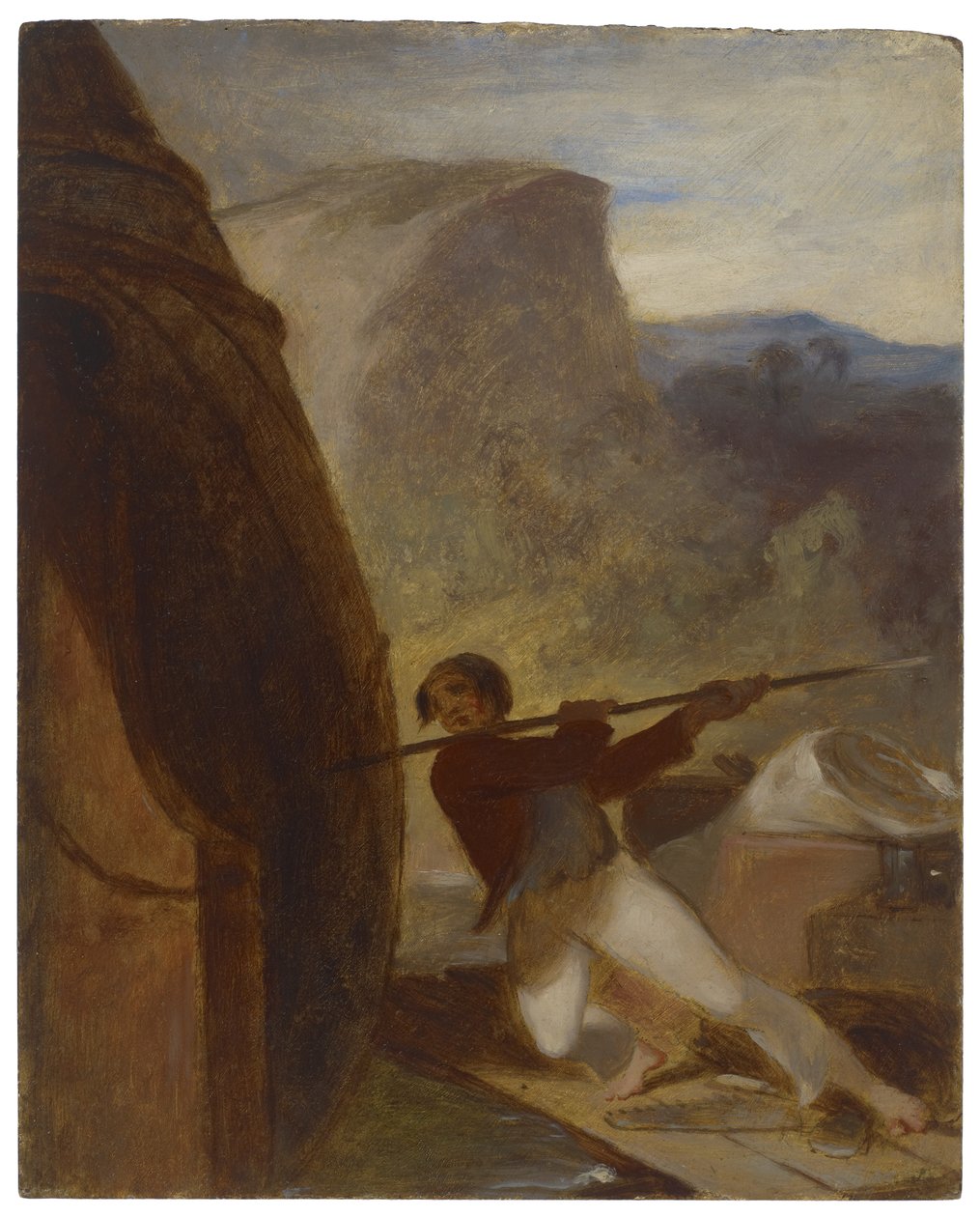 Visita ao Naufrágio, c.1856 de Thomas Sully