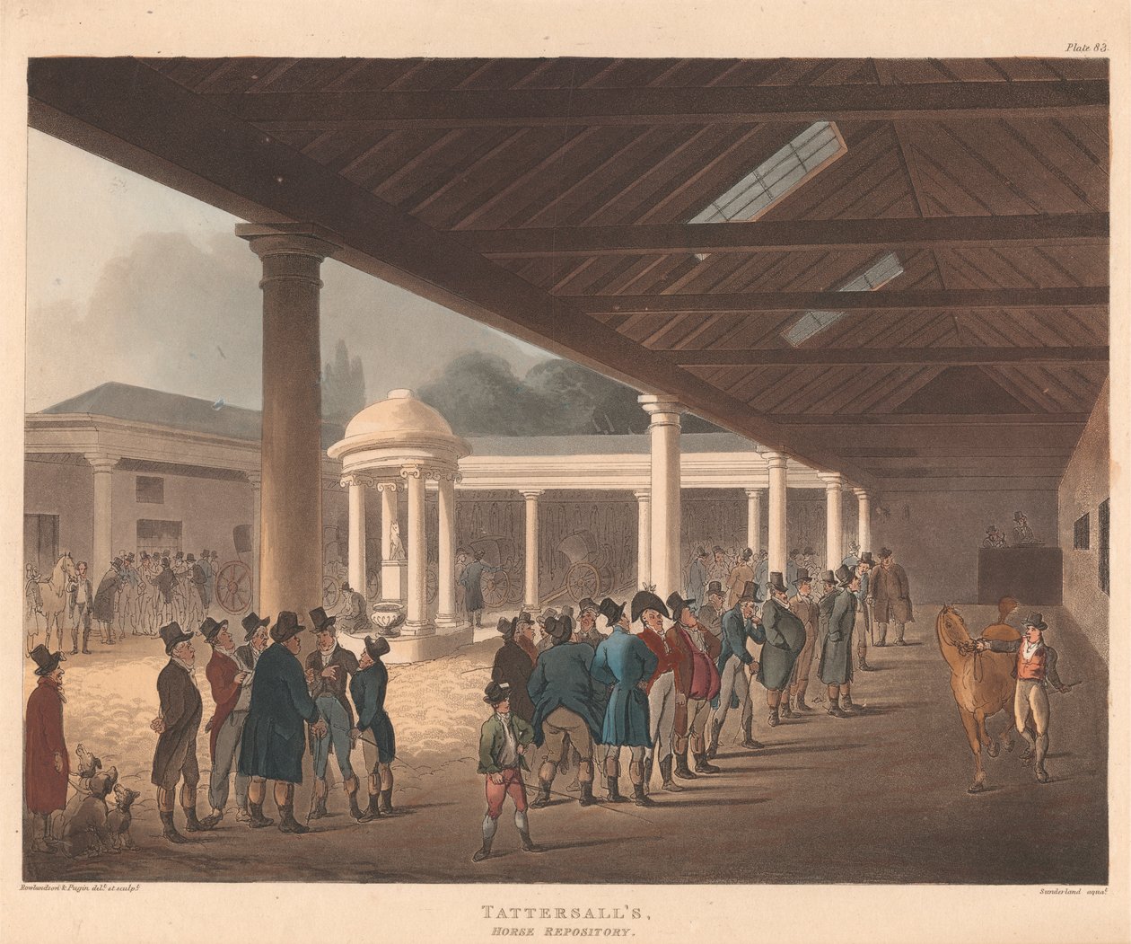 Repositório de Cavalos de Tattersall de Thomas Sunderland