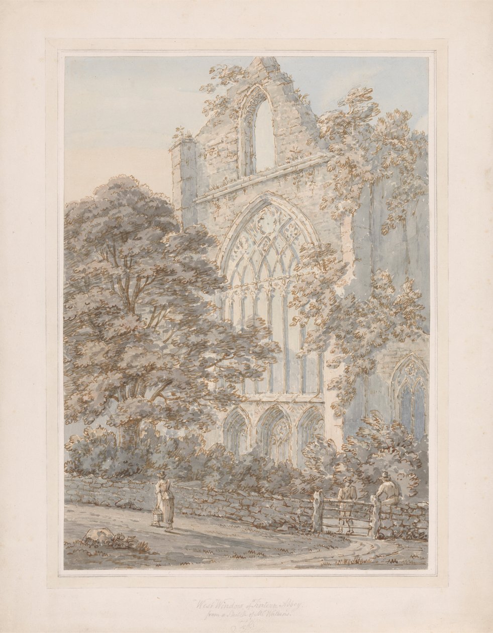 Janela Oeste da Abadia de Tinternas de Thomas Sunderland