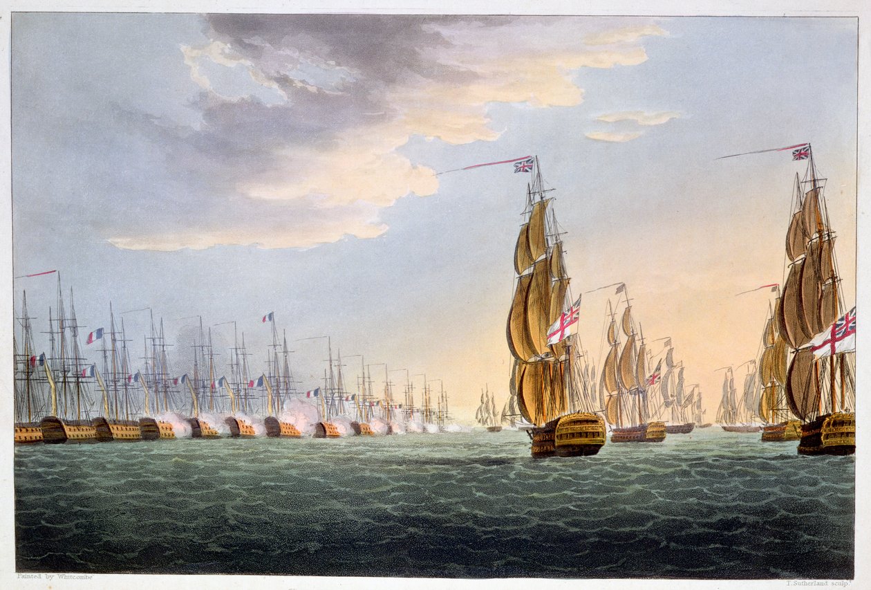 Batalha do Nilo, 1º de agosto de 1798 1816 de Thomas Sutherland
