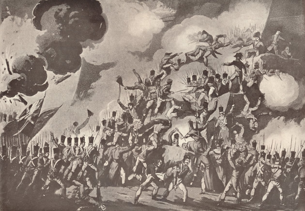 Assalto a São Sebastião, 31 de agosto de 1813, 1909 de Thomas Sutherland