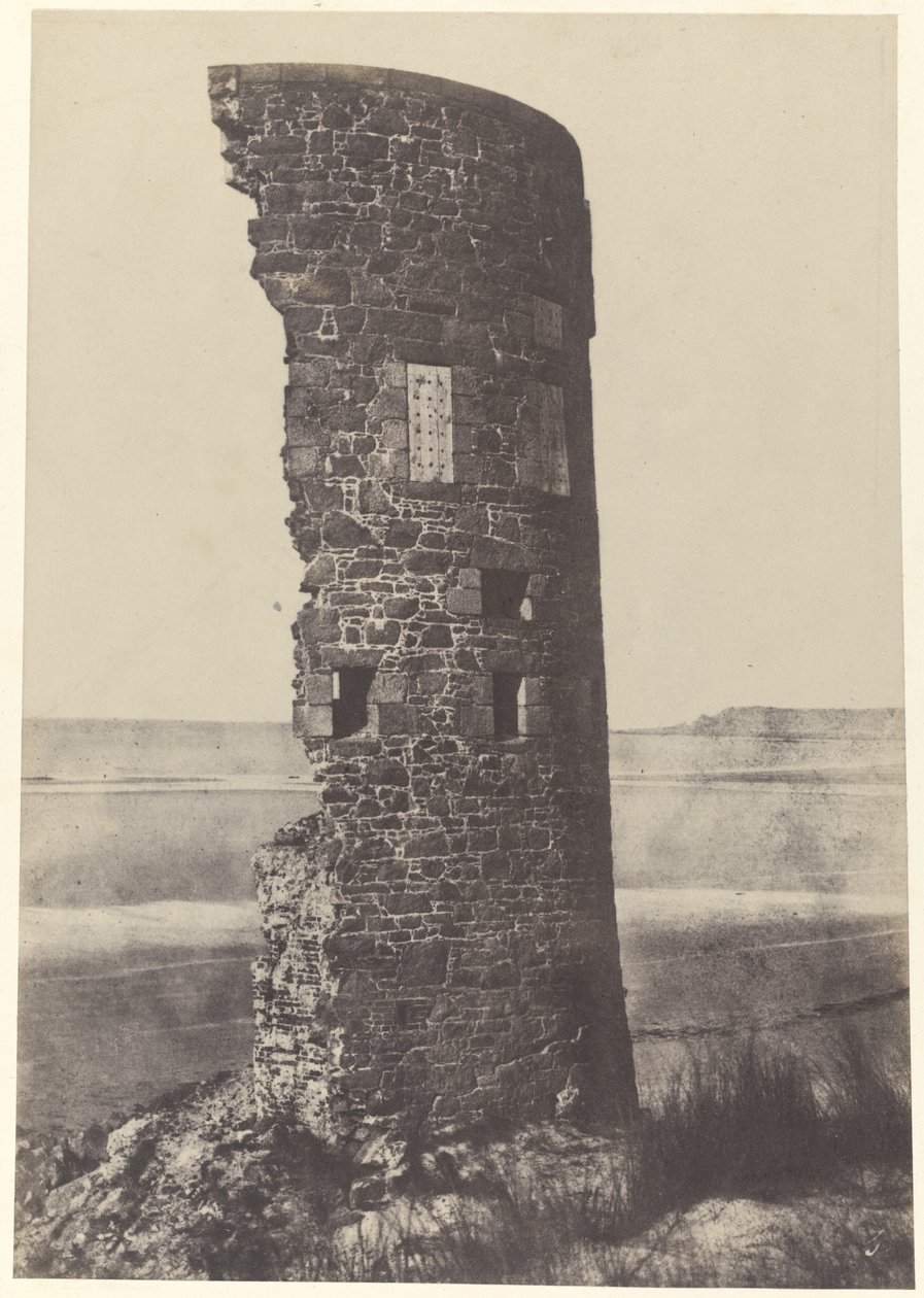 Torre atingida por um raio, Baía de Saint-Ouen de Thomas Sutton