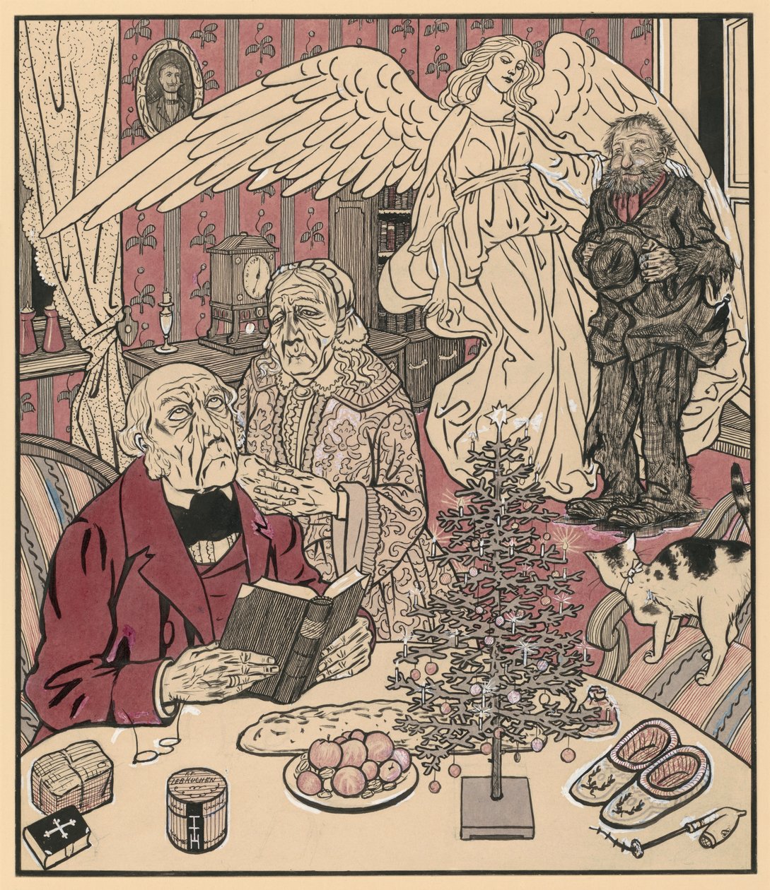 O Filho Pródigo ou O Filho Desviado (Imagens da Vida Familiar, n.º 4) de Thomas Theodor Heine