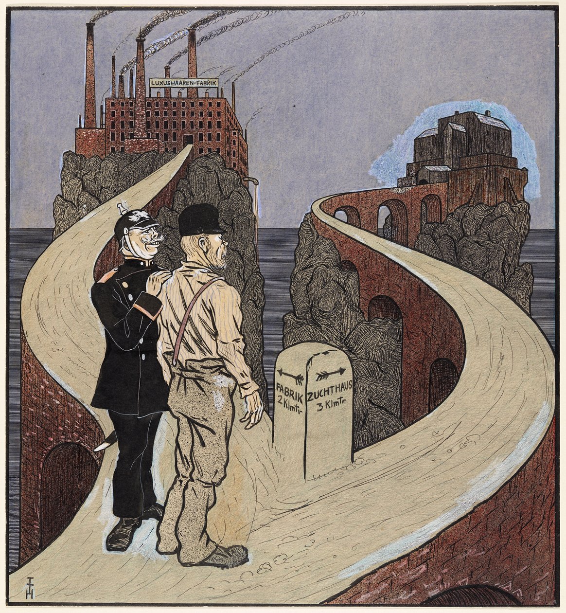 A solução da questão social, Simplicissimus III/27 de Thomas Theodor Heine
