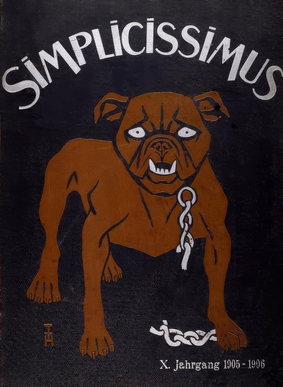 Esta é a fazenda de cães de Thomas Theodor Heine