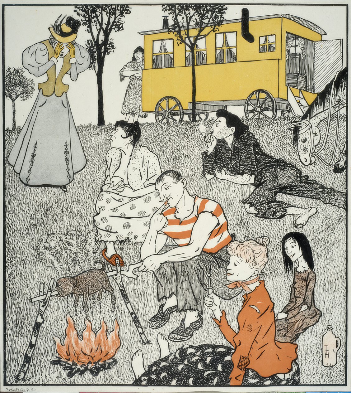 Um adeus - Oh Puzzi, eu tenho que te encontrar assim! de Thomas Theodor Heine