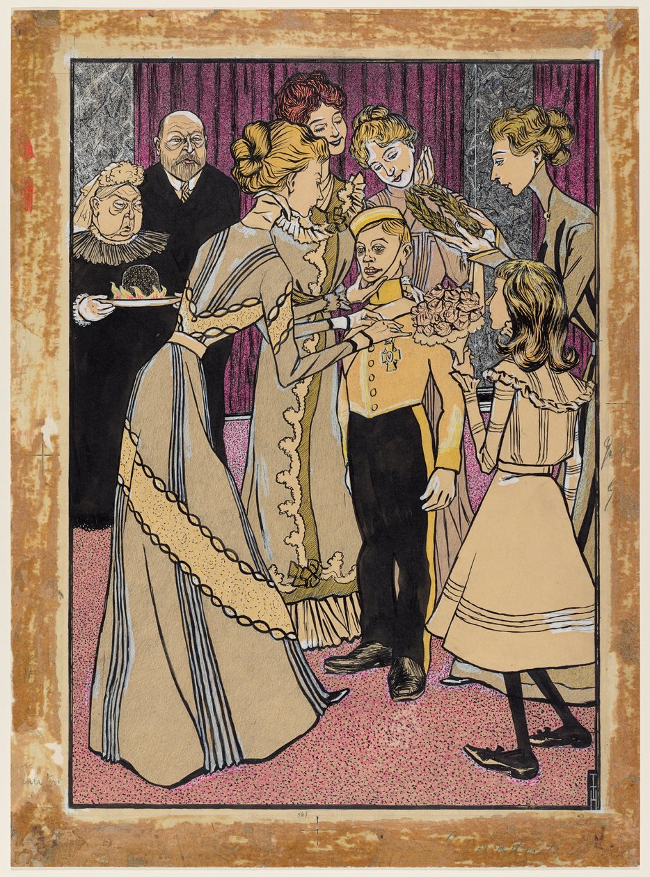 Veneração dos heróis de Thomas Theodor Heine