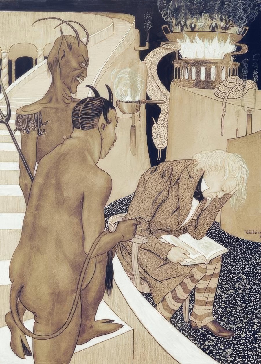 Revisão de Höllen de Thomas Theodor Heine