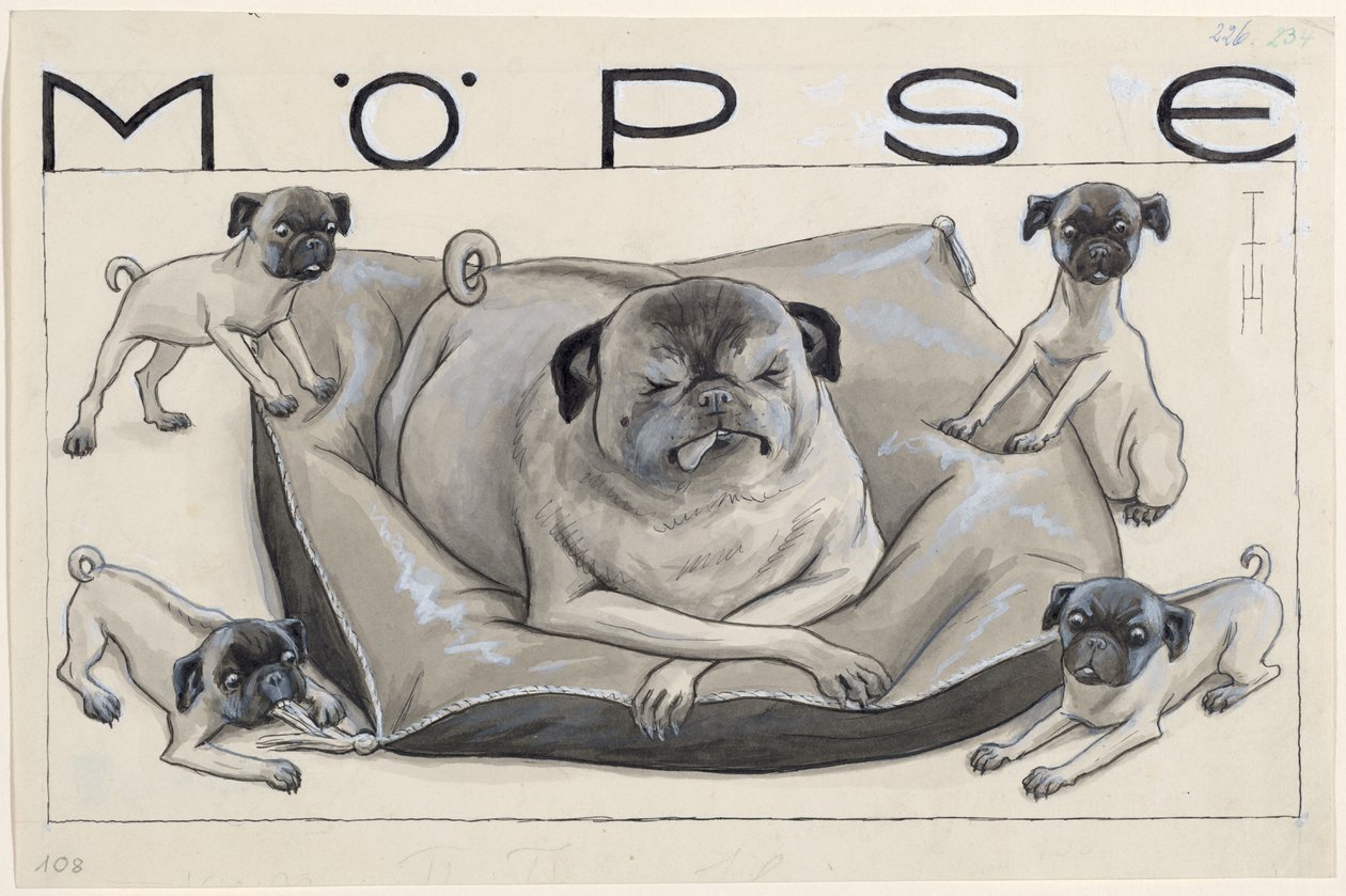 Pugs de Thomas Theodor Heine