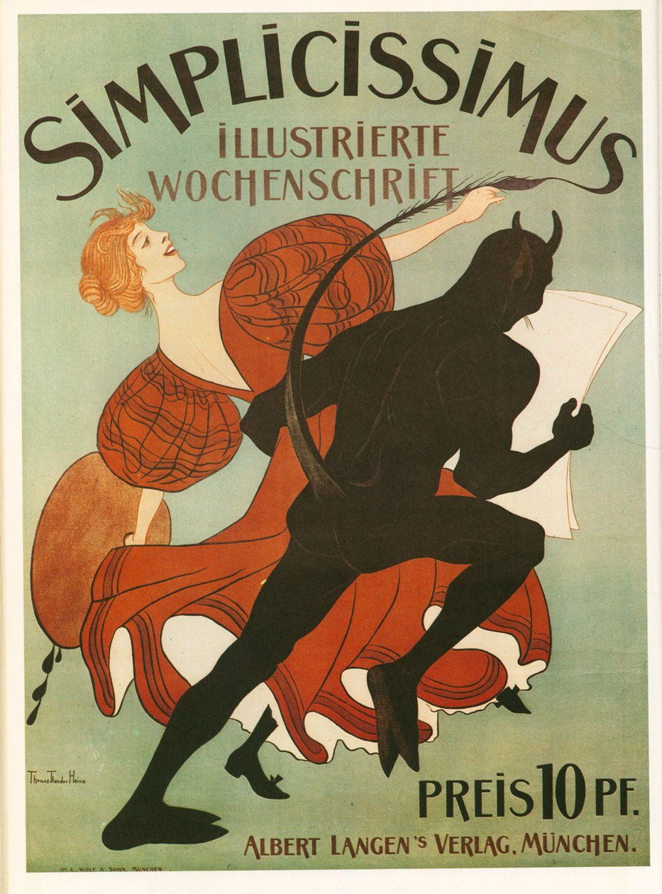 Thomas Theodor Heine: Simplicissimus ... (litografia) de Thomas Theodor Heine