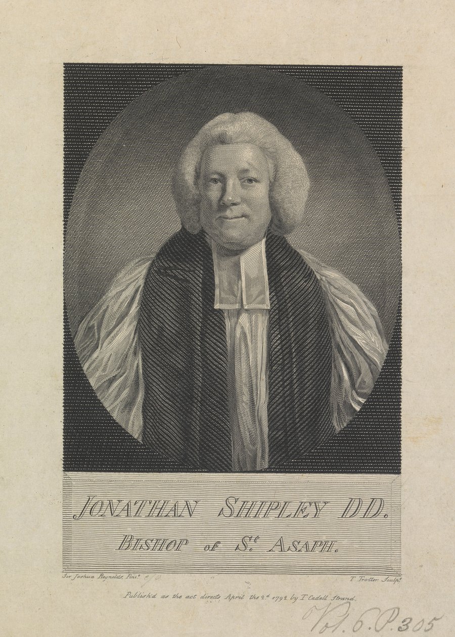 Jonathan Shipley, Bispo de St. Asaph de Thomas Trotter
