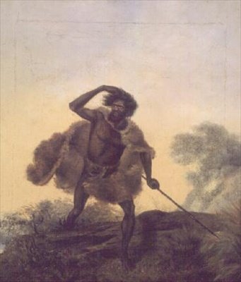 Aborígene com lança de Thomas Tyrwhitt Balcombe