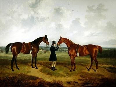 Antes da caçada (óleo sobre tela) de Thomas W. Bretland