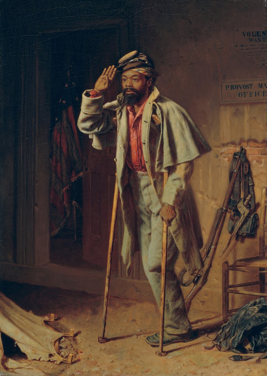 Um pouco da história da guerra: O veterano, 1866. de Thomas Waterman Wood