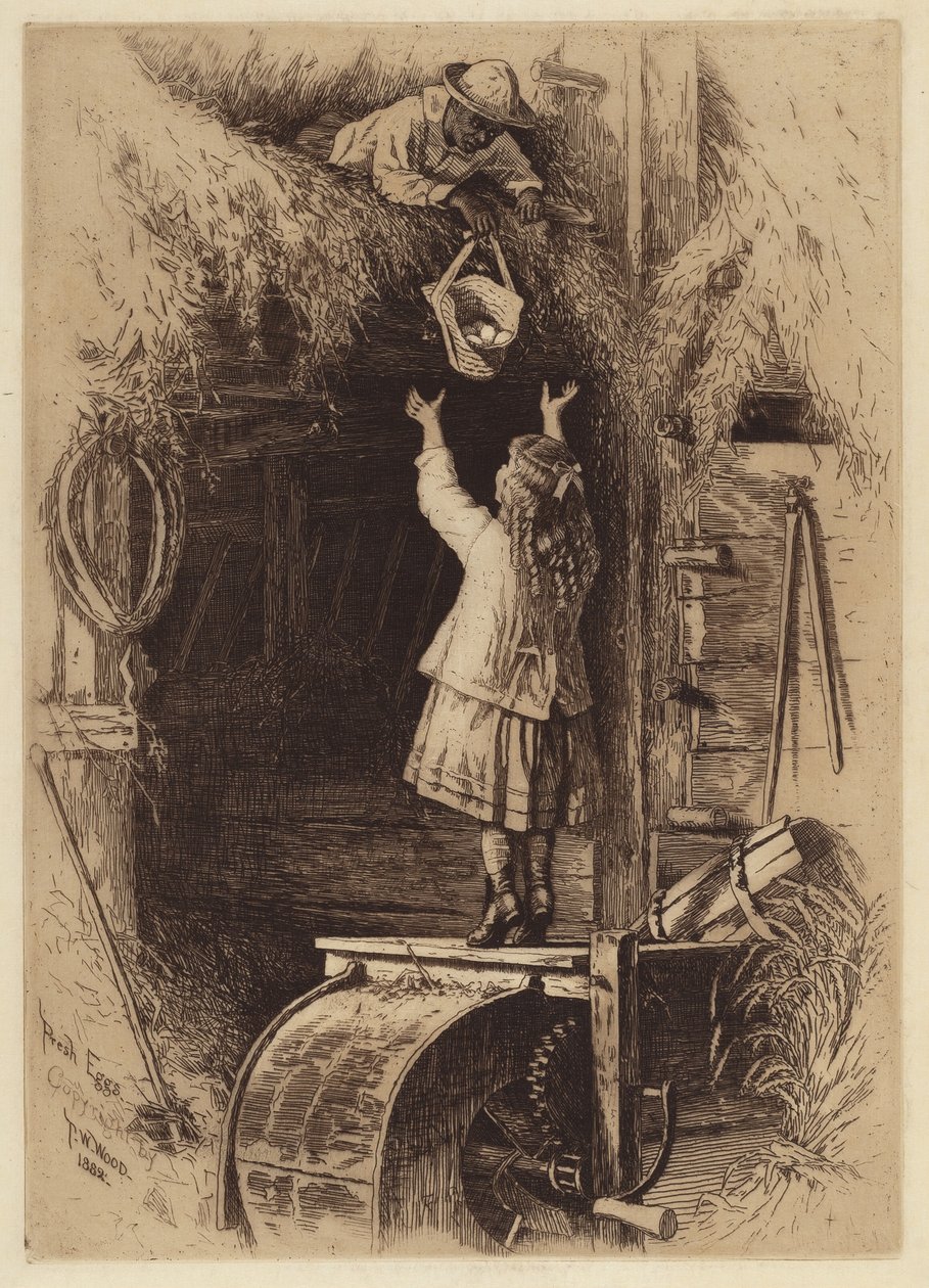 Ovos frescos de Thomas Waterman Wood