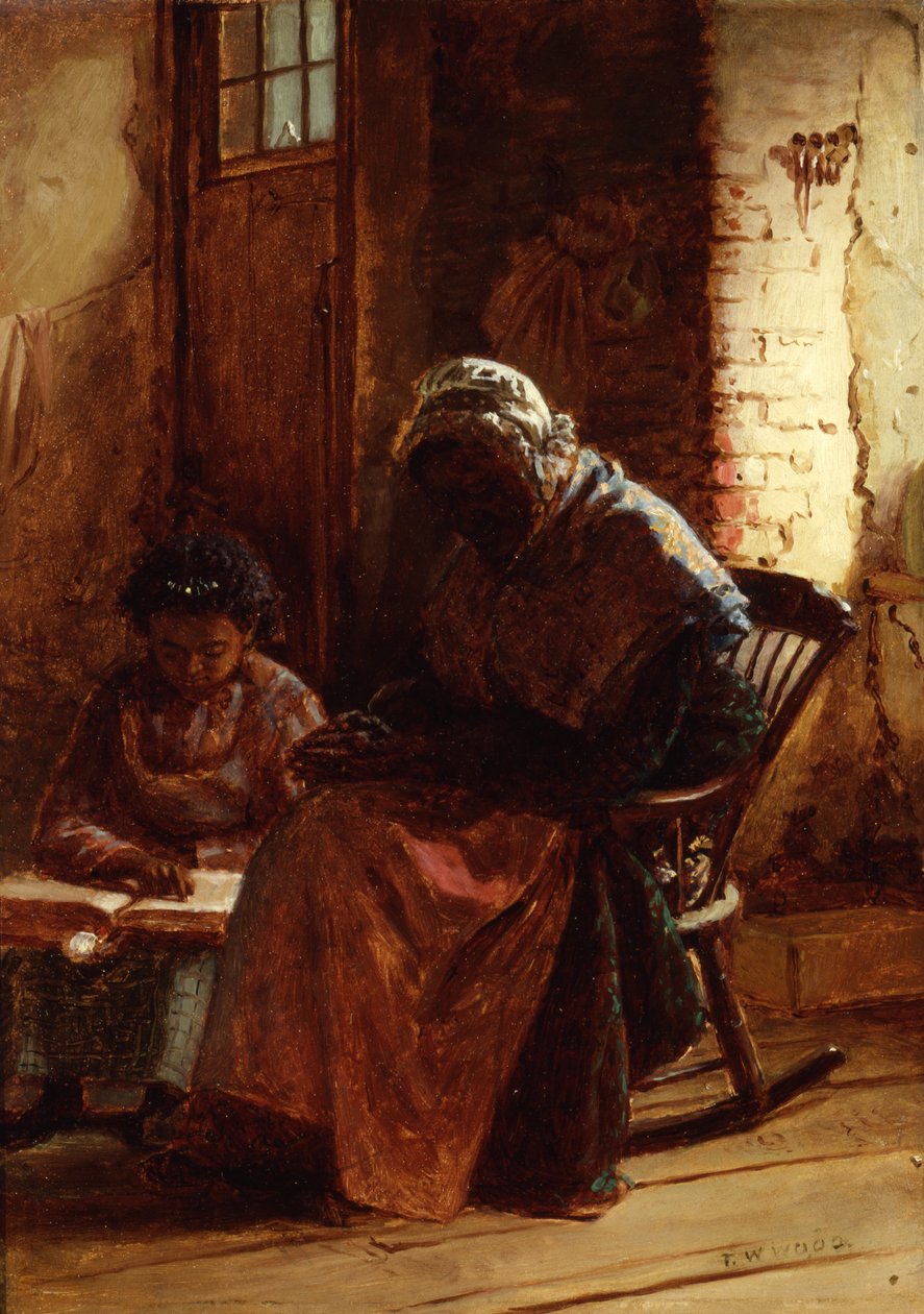 Domingo de manhã, ca. 1877. de Thomas Waterman Wood
