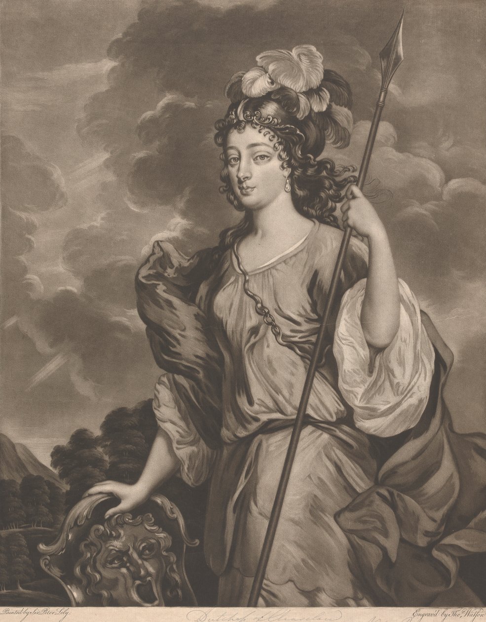 Barbara Palmer (née Villiers) Condessa de Castlemaine de Thomas Watson