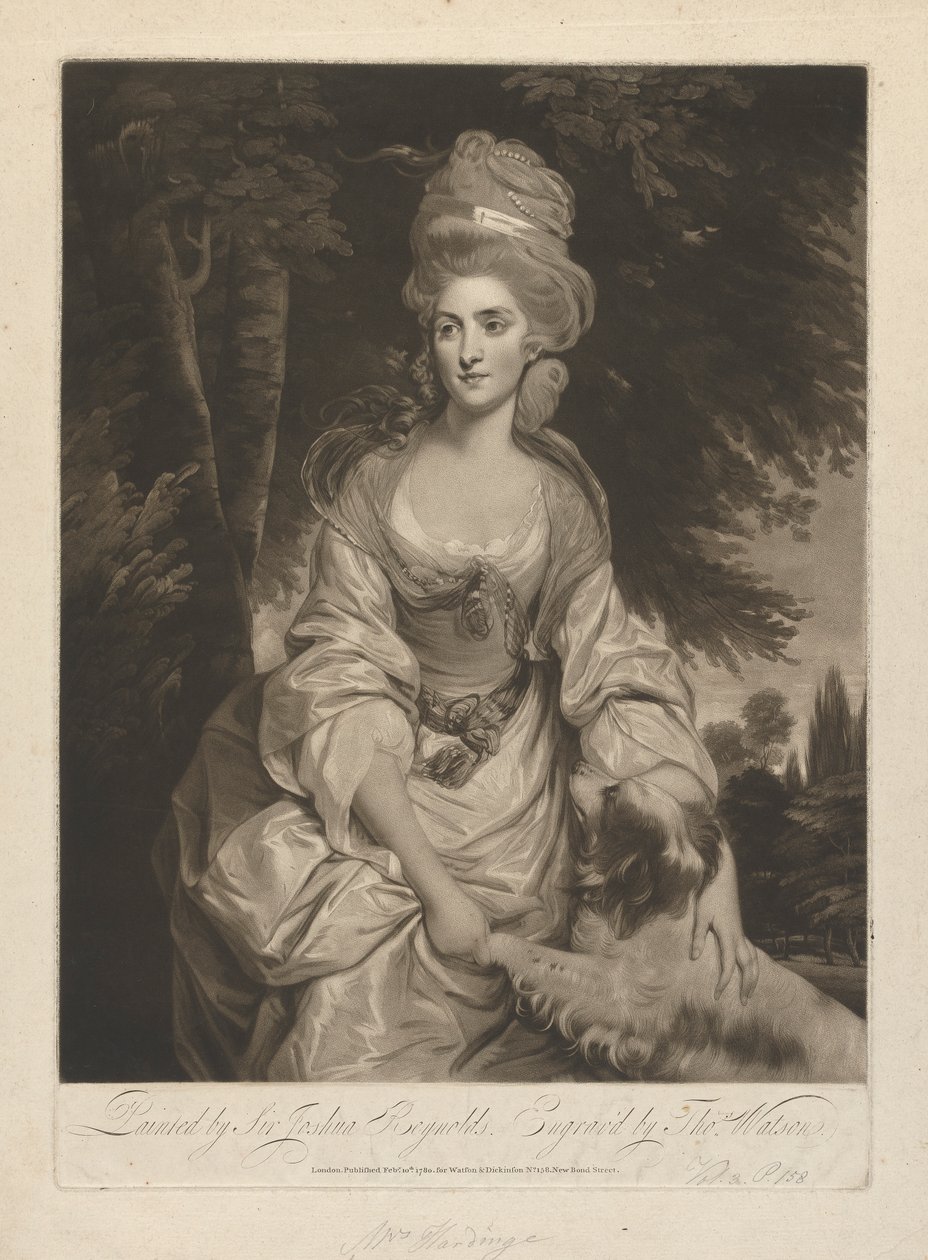 Lucy Hardinge (née Long) de Thomas Watson