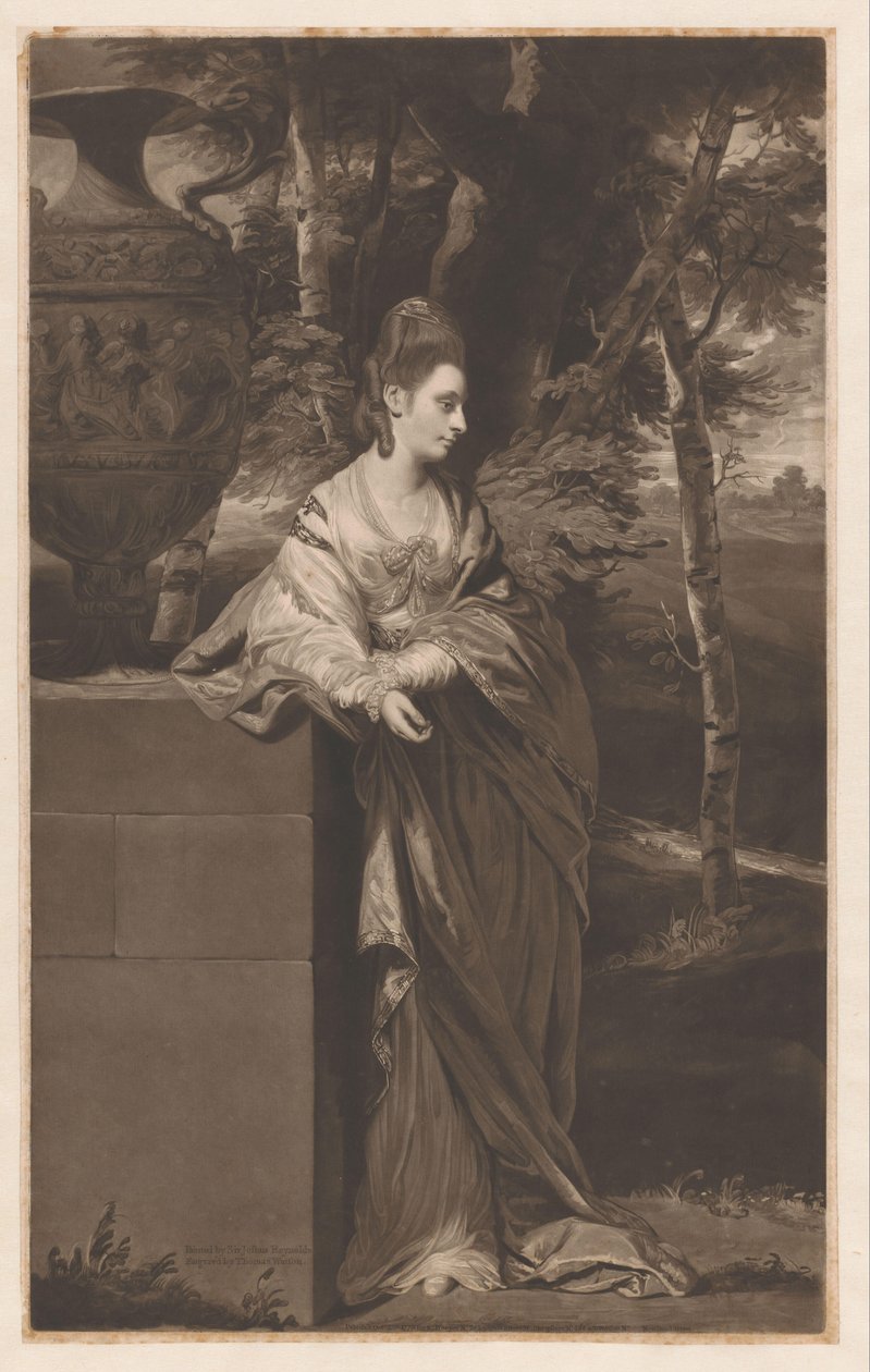 Retrato de Theresa Parker de Thomas Watson