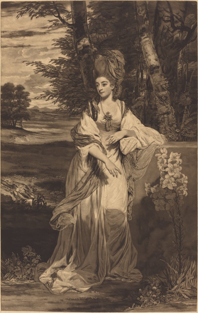 Catherine, Lady Bampfylde de Thomas Watson after Sir Joshua Reynolds