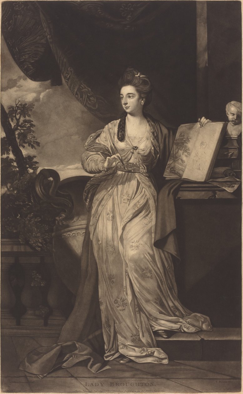 Lady Broughton de Thomas Watson after Sir Joshua Reynolds