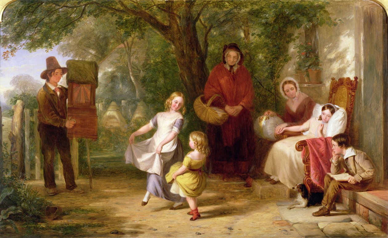 Doença e Saúde, 1843 de Thomas Webster