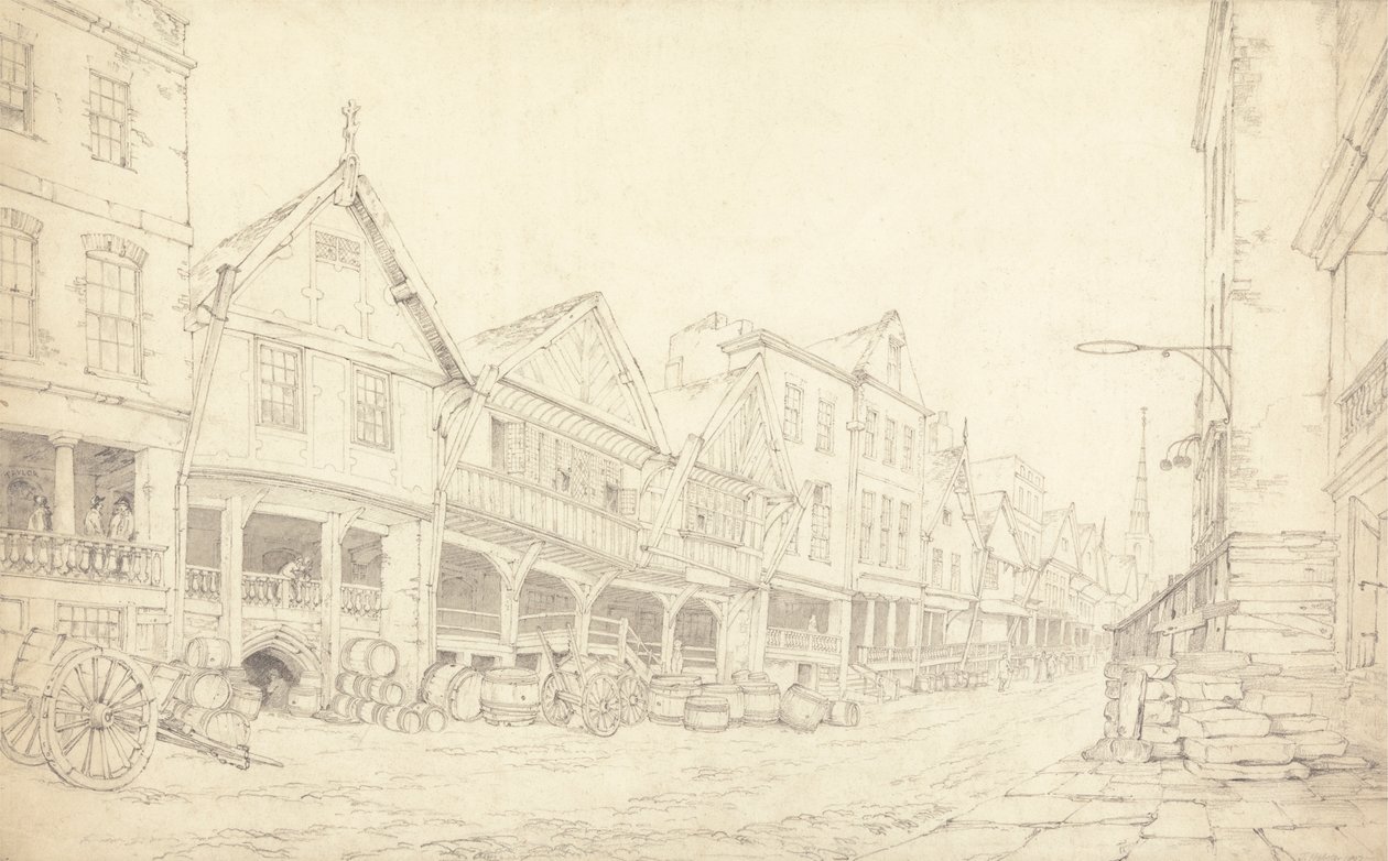 Watergate Street, Chester de Thomas Webster