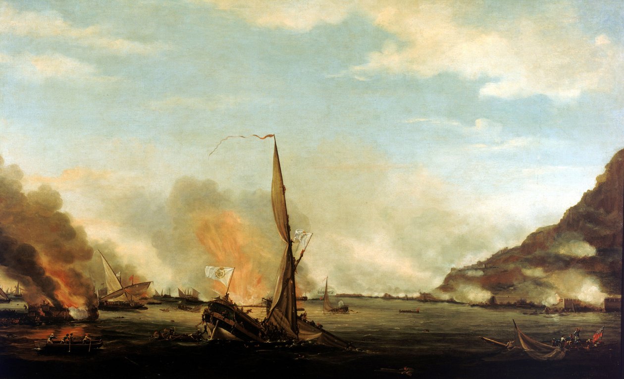 Guerra Revolucionária Americana de Thomas Whitcombe