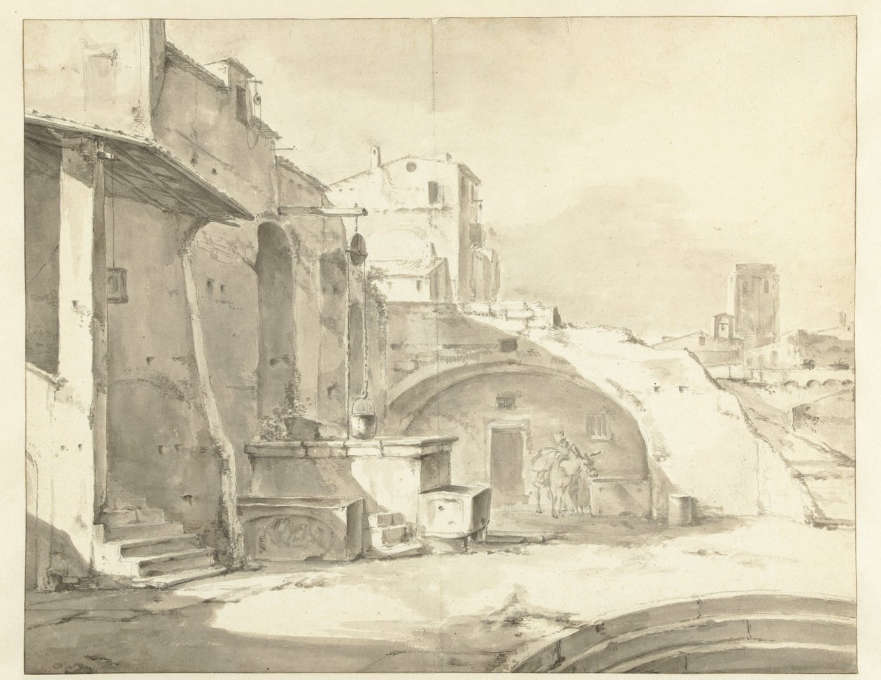 ruína italiana de Thomas Wijck