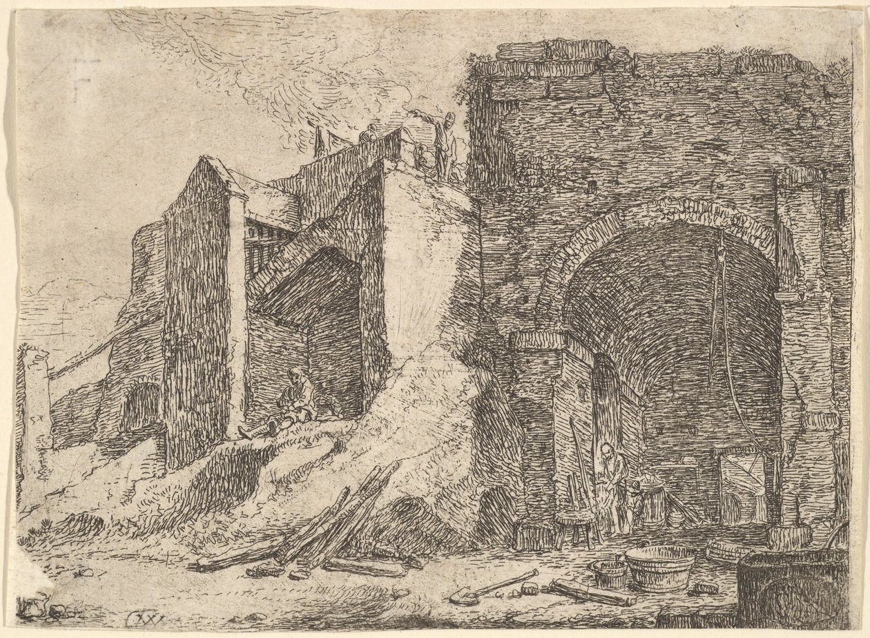Forja, século XVII. de Thomas Wijck