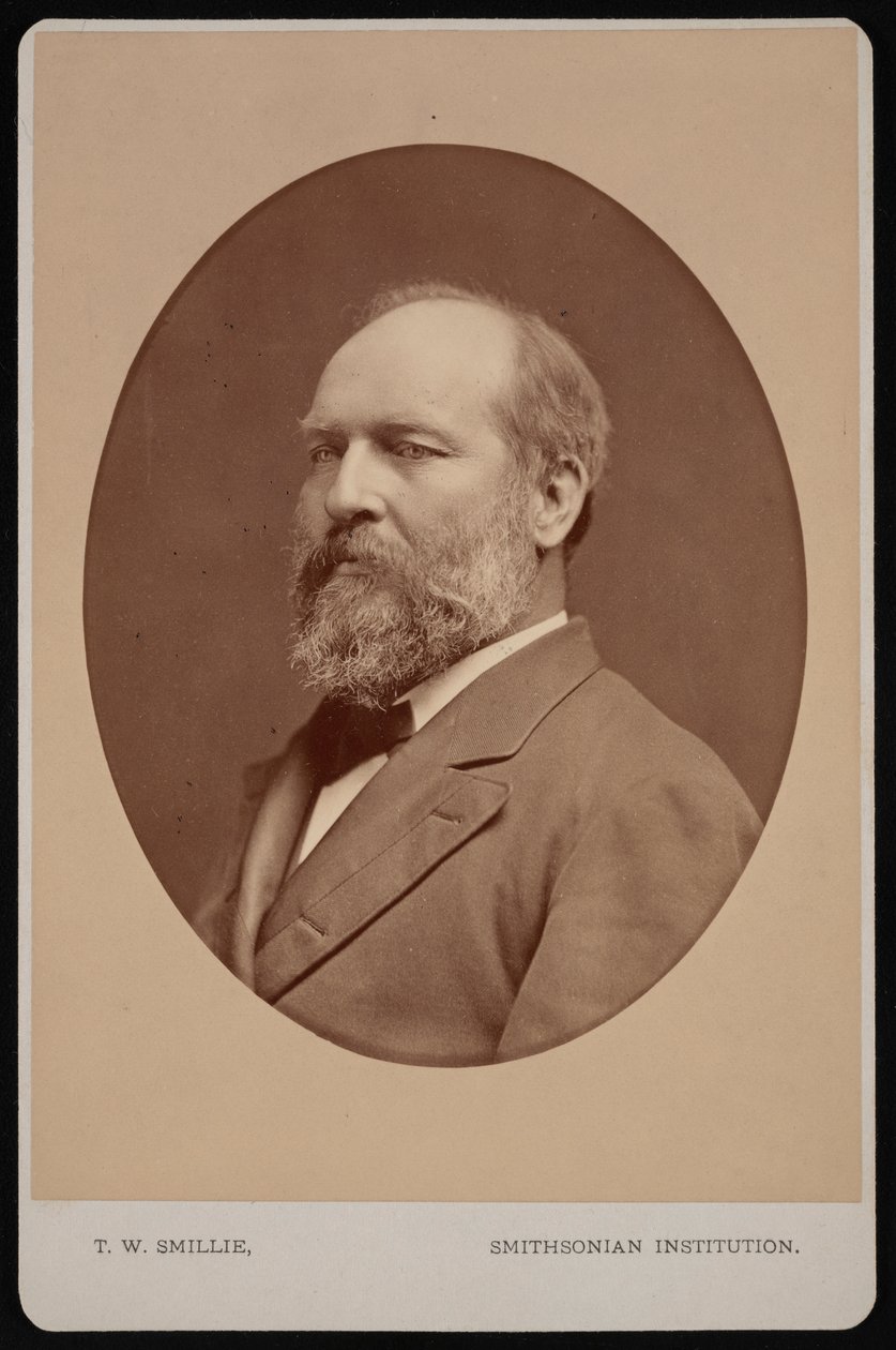 Retrato de James Abram Garfield 1831-1881, junho de 1880. de Thomas William Smillie